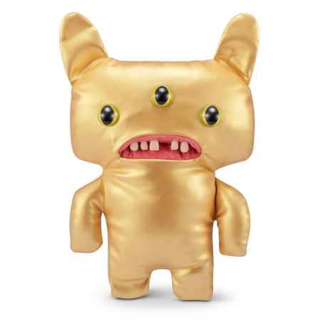 Fuggler Gold Fuggs 9 inch (Reeko), Funny Ugly Monster Soft Plush Collectible Toy by ZURU