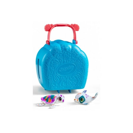 Crayola Scribble Scrubbie Pets Seashell Splash Toy Set, Ocean Animal Toys, Gift for Kids Ages 3+