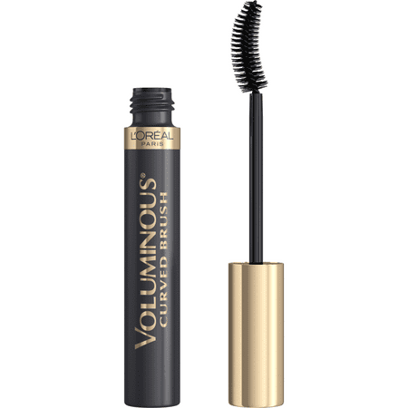 L'Oreal Paris Voluminous Original Curved Brush Waterproof Mascara, Black, Black