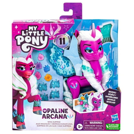 My Little Pony Toys Opaline Arcana Wing Surprise Fashion Doll with Wings and Accessories