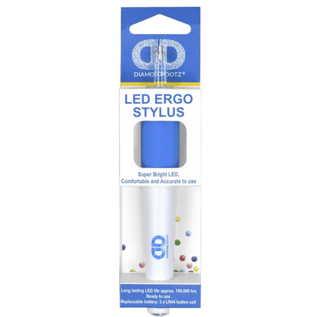 Diamond Dotz Accessories Ergo LED Stylus Diamond Painting Pen - Diamond Art Accessories, Gem Painting Pens with Light, Tools & Supplies for Crafting and Art Projects