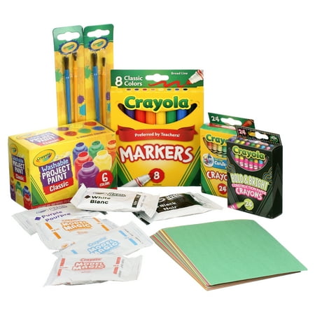 Crayola Creativity Tub, Art Set, 102 Pcs, Arts & Craft Supplies, Creative Toys, Gift for Kids,