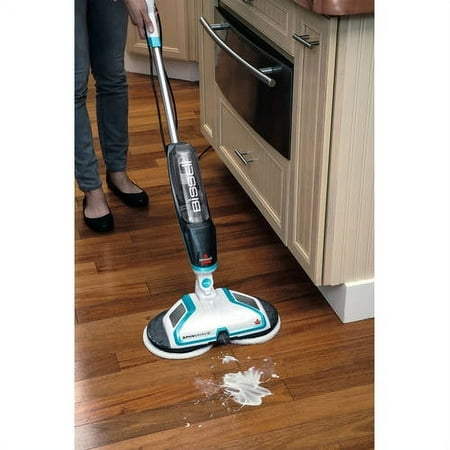 BISSELL Spinwave Hard Floor Powered Mop and Clean and Polish, 2039W, 1 Unit