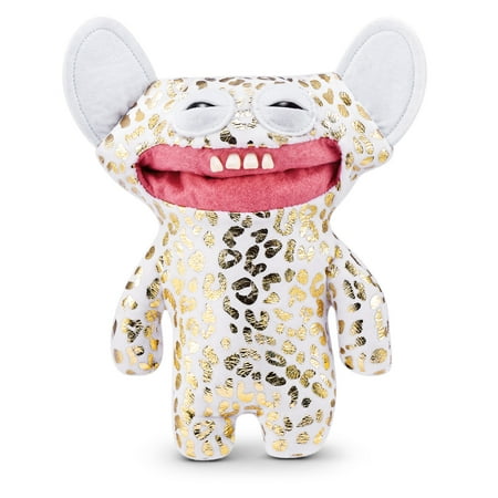 Fuggler Gold Fuggs 9 inch (Grin Grin), Funny Ugly Monster Soft Plush Collectible Toy by ZURU