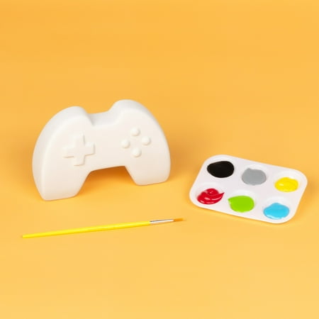 Hello Hobby Paintable Ceramic Game Controller Unpainted for All Ages Unisex .8 oz Art & Craft Kits