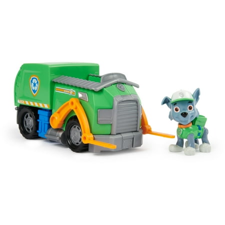 PAW Patrol, Rocky?s Recycle Truck with Figure, Toys for Kids Ages 3 and Up