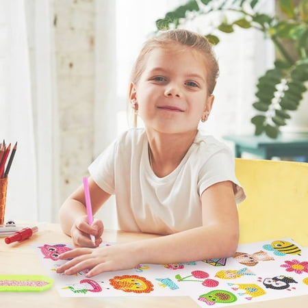 Arts and Crafts Supplies, Diamond Stickers DIY Craft Kits, Arts and Crafts for Kids, Toys for Girls Ages 5 6 7 8 9 10 11 12 Years Old