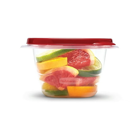 Rubbermaid TakeAlongs 2.1 Cup Square Food Storage Containers, 5 Pack