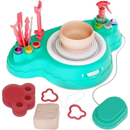 Dan&Darci Advanced Pottery Wheel Kit - Christmas Gifts for Girls & Boys Ages 8-14 Year Old - Best Teens DIY Toys. Top Arts & Crafts for Kids Tweens & Adults - Cool Teen Girl Birthday Gift