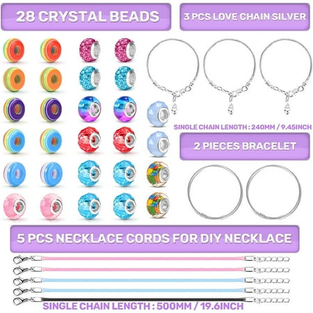 Arts and Crafts for Kids, Bracelet Making Kit Toys for Girls, Arts and Crafts Supplies for Girls Ages 4 5 6 7 8 9 Year Old