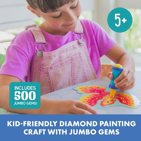 Educational Insights Jumbo Gem Craft Kit, Craft Supplies, Arts & Crafts Toys for Kids Ages 5+