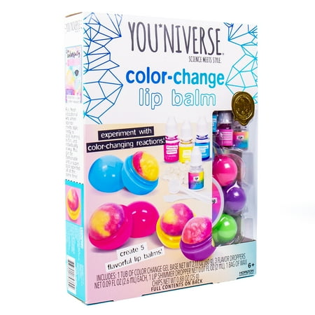 YOUniverse Make Your Own Color Change Lip Balm Kit, Child, Ages 6+