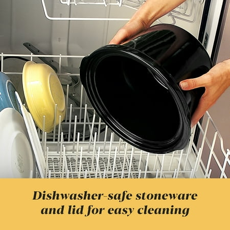 Crock-Pot? Manual 7-Quart Slow Cooker, Black