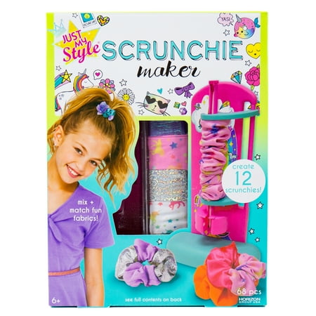 Just My Style D.I.Y. Scrunchie Maker Craft Kit, Boys and Girls, Child, Ages 6+, 1