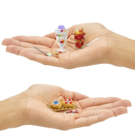 MGA's Miniverse Make It Mini Cafe Series 4, Mini Collectibles - Blind Pack, DIY, Resin, Replica Food, Not Edible, 8+