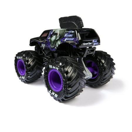 Monster Jam, Official Mohawk Warrior Monster Truck, Die-Cast Vehicle, 1:64 Scale, Kids Toys for Boys Ages 3 and up