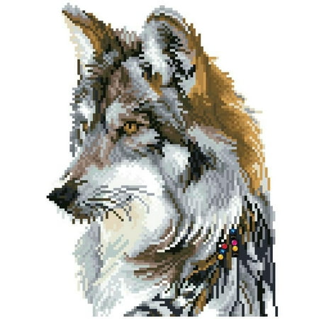 DIAMOND DOTZ? Wolf Portrait Special Edition Diamond Painting Kit