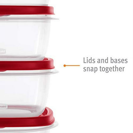Rubbermaid 2030353 Easy-Find Lid Food Storage Container, 5-Cups - Quantity 1