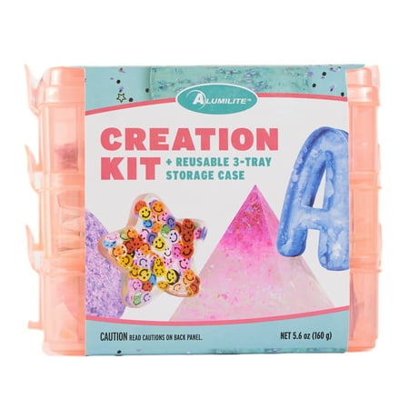Alumilite Creation Kit - 84 Pieces - Resin & Craft Supplies Kit for molding and casting, Unisex Adult Age 14 & up, Orange