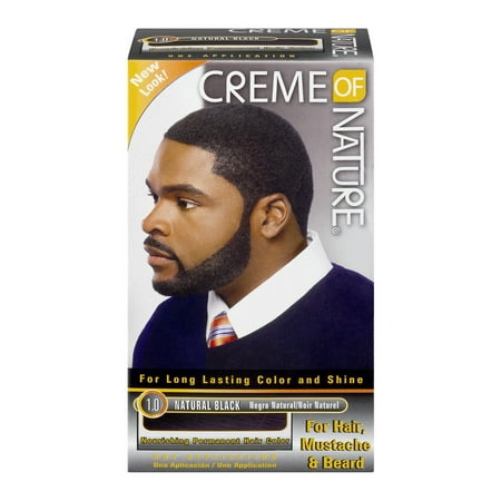 Creme of Nature Permanent Hair Color, Natural Black, Male Product, Black