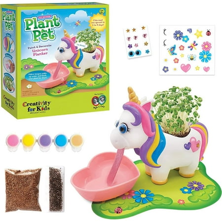 Creativity for Kids Unicorn Self-Watering Plant Pet - Arts and Crafts for Girls Ages 6-8+