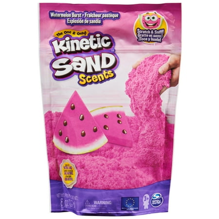 Kinetic Sand Scents, 8oz Pink Watermelon Burst Scented Kinetic Sand, for Kids Aged 3 and up