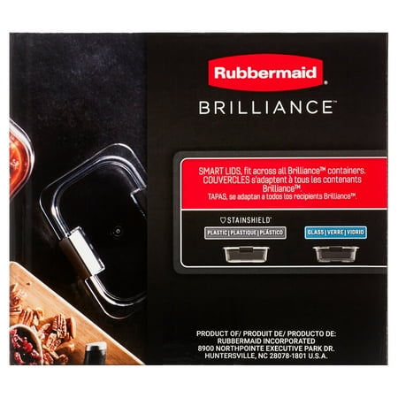 Rubbermaid Brilliance Leak-Proof Food Storage Containers, 10 Piece Set
