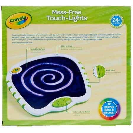 Crayola Touch Lights, Musical Doodle Board, Multi Sensory Light Up Toy, Gift for Toddlers