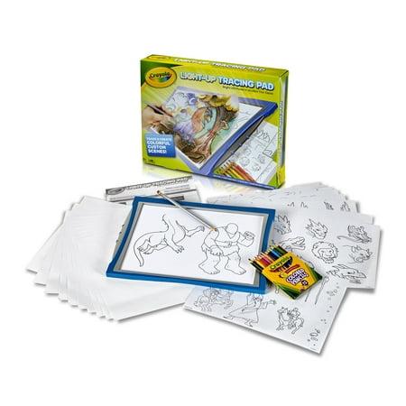 Crayola Light-Up Tracing Pad, Blue, Colored Pencils, Creative Gift for Kids & Artists, Arts & Craft Supplies, Kids Toys