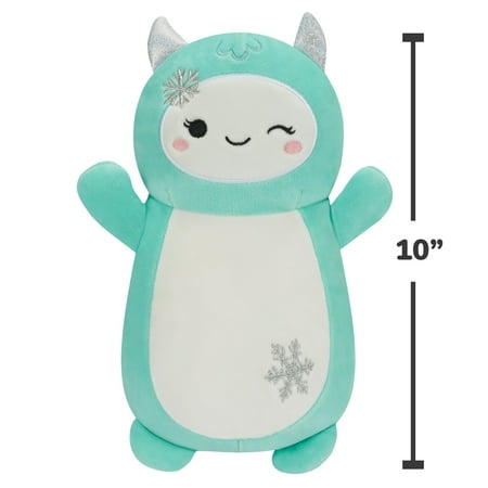 Squishmallows Official Plush 10 inch Teal Yeti Hugmee - Childs Ultra Soft Stuffed Toy