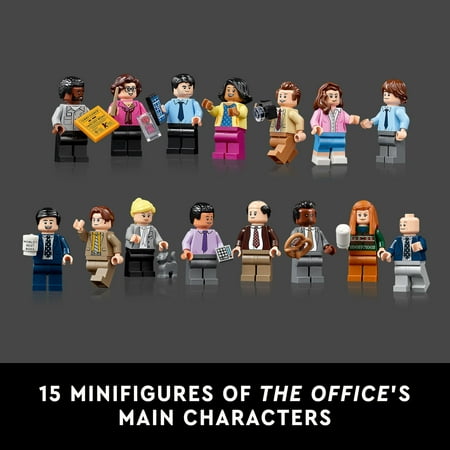 LEGO Ideas The Office US TV Show Series Dunder Mifflin Scranton Model Building Set, 21336