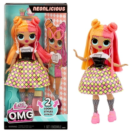 LOL Surprise OMG Neonlicious Fashion Doll with Fashions and Accessories, Ages 4+