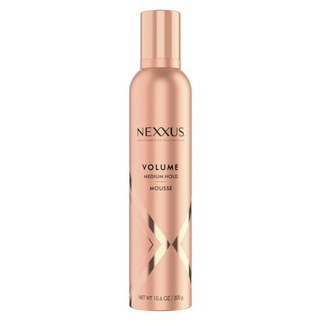 Nexxus Medium Hold Mousse Volume for Light Flexible Hold, 10.6 oz