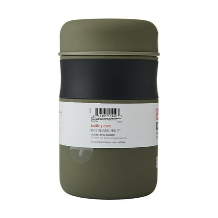 Built 16oz Double Wall Vacuum Insulated Food Jar Sage Green