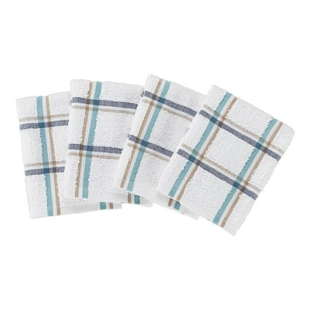 Mainstays 4-Pack 12?x12? Woven Kitchen Dish Cloth Set, Multi