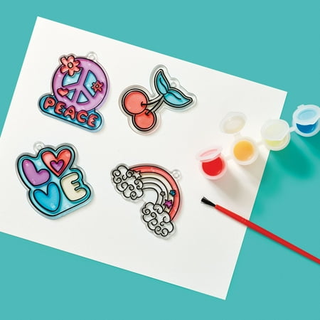 Hello Hobby Custom Window Art, Customize 8 Plastic Suncatchers