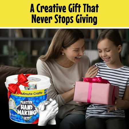 5-Minute Crafts - Hand Plaster Making Kit for Kids Ages 6+ as Seen on Social Media