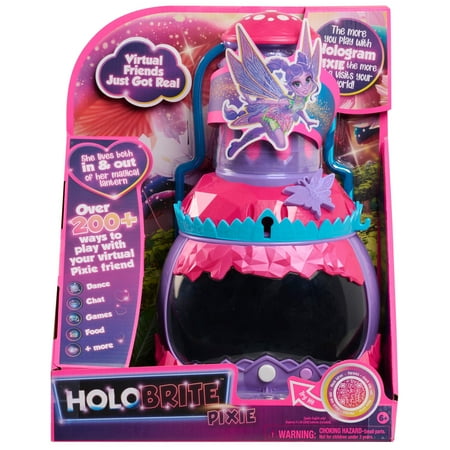 HOLOBRITE Pixie Lantern, Virtual Dancing and Interactive Games, 5" Pixie Doll, 200+ Ways to Play, Ages 6 up