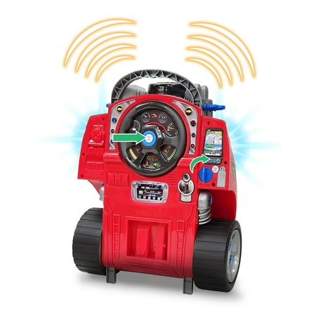 Kid Connection Take Apart Car Engine & Race Track with Interactive Steering Wheel and Dashboard, 36 Pieces, Toddler Toys
