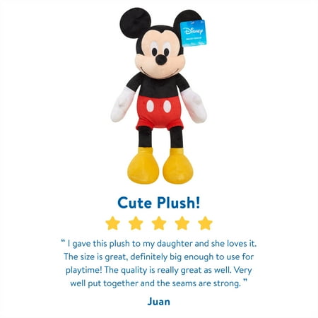 Disney Mickey Mouse 19-inch Plush Stuffed Animal, Kids Toys for Ages 2 up