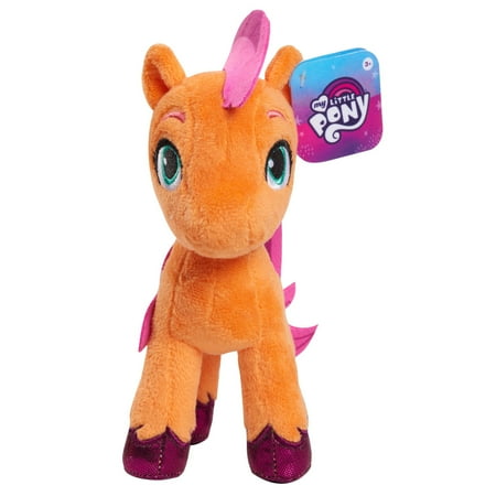 My Little Pony 7-Inch Sunny Starscout Small Plush, Stuffed Animal, Horse Baby and Toddler Toys