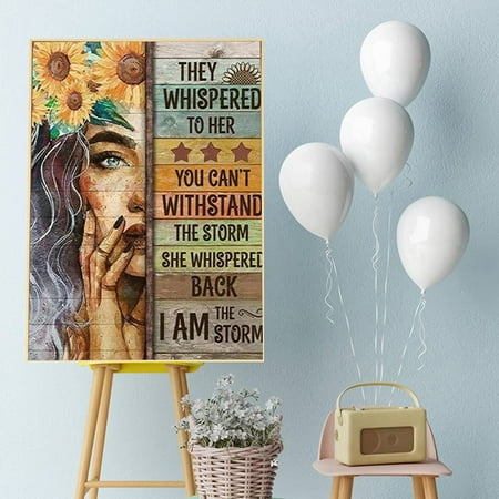 Inspirational Diamond Art Kits for Adults, 5D Full Drill Diamond Art Kits for Adults Kids Beginner for Home Decor 12x16inch