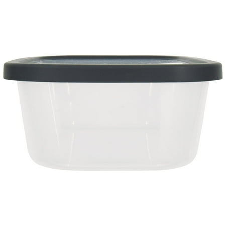 Mainstays Gray Plastic Microwave Safe Food Storage Container (20 Count)