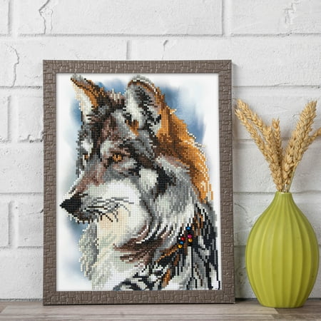 DIAMOND DOTZ? Wolf Portrait Special Edition Diamond Painting Kit