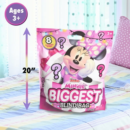 Disney Junior Minnie Mouse Preschool Biggest Blind Bag, Novelty, 8 Items, Age 3 up