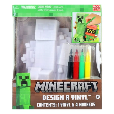 Design a Vinyl Minecraft, Multicolor, Product Weight 0.33 lbs., for Unisex Child Ages 3+