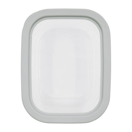 Mainstays Plastic Durable Food Storage Container Set, Gray, 6 PiecesGray,