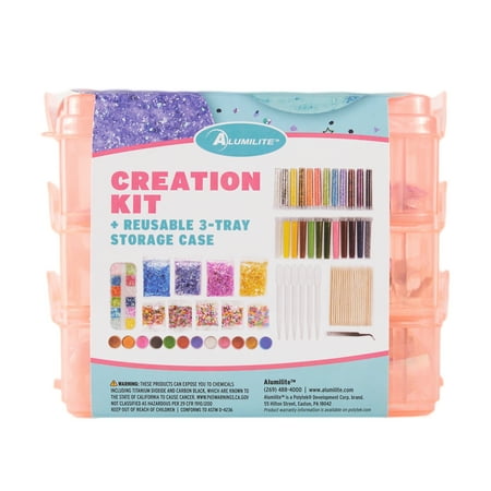 Alumilite Creation Kit - 84 Pieces - Resin & Craft Supplies Kit for molding and casting, Unisex Adult Age 14 & up, Orange