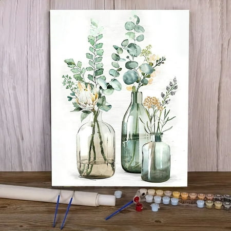 JYLMOOD DIY Paint by Number for Adults, Easy Painting by Numbers for Gift Home Wall Decor 16?W x 20?L, Other