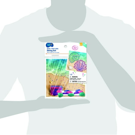 Hello Hobby Make Your Own String Art, Child Craft Kit, 6 Kits